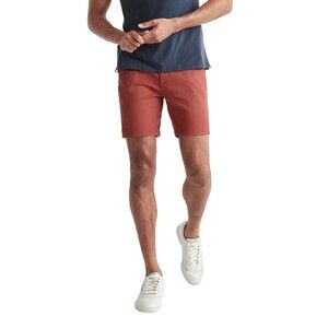 DU/ER Men's Live Free Journey Shorts 9" Inseam Dark Red 29"